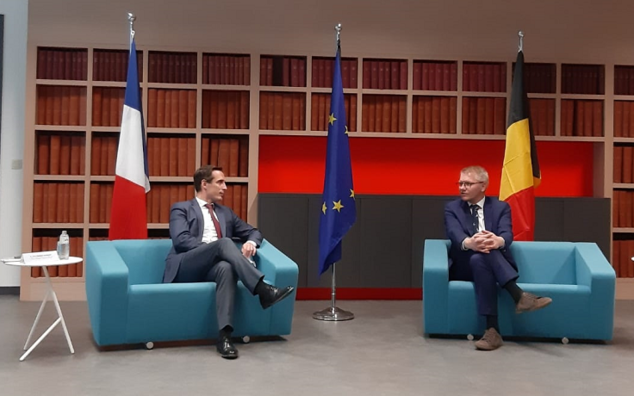 M. Djebbari et M. Gilkinet - © Ambassade de France en Belgique