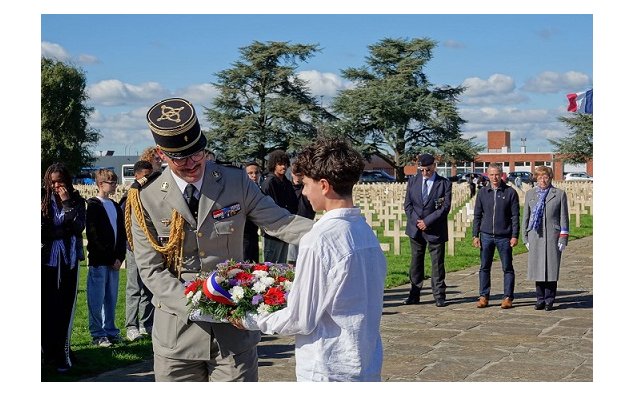 Cérémonie à la Nécropole militaire de Saint-Charles de Potyze 